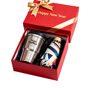 促销批发商务二合一马克杯 MagSafe 移动电源可定制纪念品办公商务礼品套装 - Product Image 3