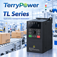 Inverter VFD Seri TL Penggerak AC Tiga Fasa 380V 0.75-37KW Kontrol V/F SVC Programmable I/O Output Analog Pulsa 50kHz Seri TL
