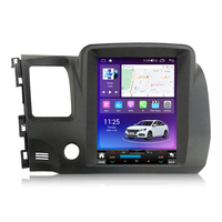 MEKEDE Écran tactile IPS 9,7 pouces pour voiture, Car-play Auto 8 cœurs 4G LTE WIFI pour Honda Civic 2004-2009, ventilateur de refroidissement BT FM AM