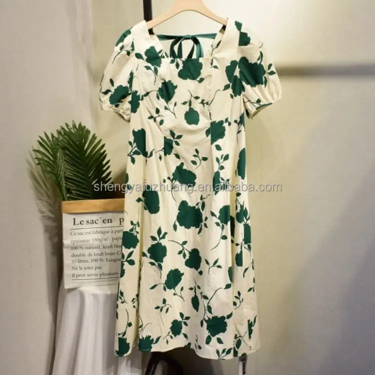 New Style Women's Summer Long lady dress Evening Party Beach Dresses Sundress Floral dresses women lady elegant clothes