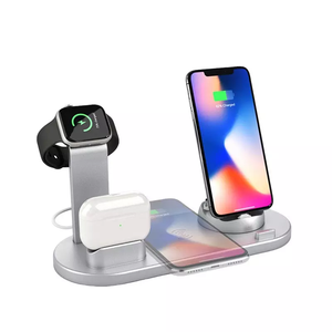 แท่นชาร์จไร้สาย <span class=keywords><strong>6</strong></span> in 1 รุ่นใหม่ ปี 2026 สำหรับ <span class=keywords><strong>AirPods</strong></span> <span class=keywords><strong>iPhone</strong></span> Samsung ที่วางโทรศัพท์แบบตั้งโต๊ะอเนกประสงค์ 15W พับได้ - Product Image 2