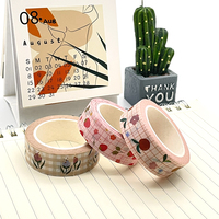 Bas quantité minimale de commande mignon animal de compagnie Washi ruban autocollants personnalisé imprimé Washi ruban en gros Style japonais Washi ruban impression personnalisée