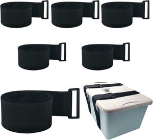 Nylon nặng nhiệm vụ tái sử dụng móc và vòng lặp cinch dây đai, điều chỉnh buộc đảm bảo dây đai Cáp - Product Image 1