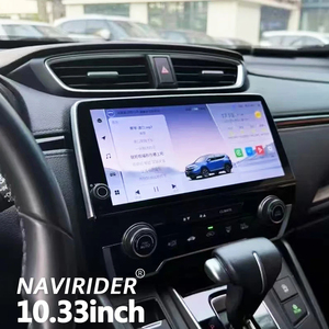 หน้าจอสัมผัสแอนดรอยด์ขนาด 10.33 นิ้ว สำหรับรถยนต์ฮอนด้า ซีอาร์วี ซีอาร์-วี บรีซ ปี 2017-2022 พร้อมระบบนำทาง GPS เครื่องเสียงติดรถยนต์ มัลติมีเดีย เครื่องเล่นวิดีโอ รองรับ Carplay - Product Image 1