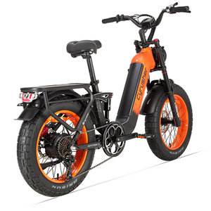 <span class=keywords><strong>Bicicleta</strong></span> Eléctrica para Adultos <span class=keywords><strong>Cyrusher</strong></span> Kommoda 3.0, Motor Trasero sin Escobillas de 250W, Batería de 48V 20Ah, Neumático de 20 Pulgadas, <span class=keywords><strong>Bicicleta</strong></span> Eléctrica Multiusos - Product Image 2