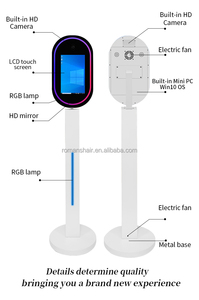 Photomaton portable populaire avec écran tactile de 13,3 pouces, mini PC intégré, appareil photo compatible SLR I5, miroir pour fête, mariage - Product Image 2
