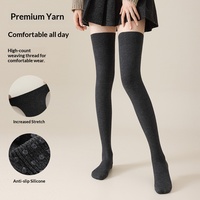 Chaussettes d'hiver pour femmes Fengmei, taille plus, au-dessus du genou, en fibre de polyester, imprimées, extra longues, à coupe haute, antidérapantes, chaussettes cuissardes