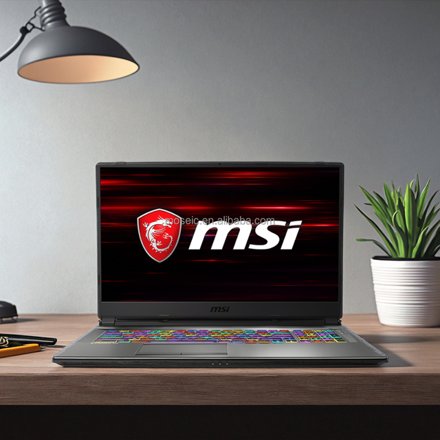 Cheap Gaming Laptop for M-si GP75 I7-9750H 16G 512GSSD GTX1660TI 6G with a 17.3-inch Narrow Bezel