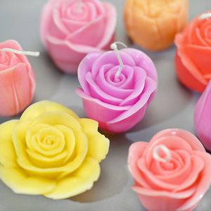 DM1062 <span class=keywords><strong>Stampi</strong></span> in Silicone per Cioccolato a Forma di Fiore 3D all'Ingrosso per Torte Fondant Fai-da-Te Fiori Rose <span class=keywords><strong>Candele</strong></span> Regalo San Valentino - Product Image 6