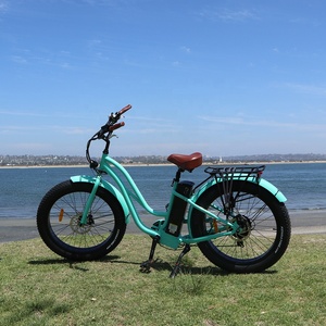 2025 a buon mercato 48V 500W Beach Cruiser bici elettrica Ebike bici elettrica Fat Bike Velo elettrique Beach Cruiser bicicletta