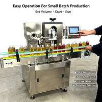 Machine de remplissage automatique à pompe magnétique servo à tête unique pour liquides visqueux, spéciale pour bouteilles irrégulières