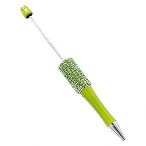 Stylo à bille multicolores avec paillettes et perles de diamant, personnalisable avec logo - Product Image 5