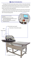 TQB-6080 MEM Presse à chaud automatique double station 60x80cm pour sublimation textile en gros