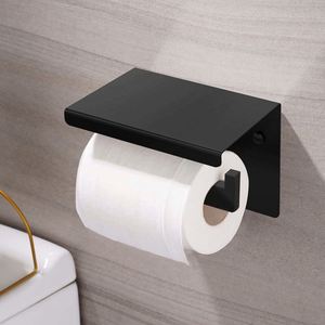 Wholesale Multifunctional Decorative Waterproof Metal Self Adhesive Wall Mounted Bathroom Hotel <b>Shower</b> Room Toilet Paper Holder - Product Image 6