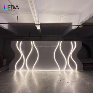 LEDA Hot Sale White Wedding <b>Stage</b> Backdrop <b>Props</b> with LED Lighting Perfect for Wedding Party Events - Product Image 1