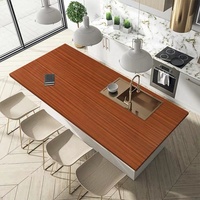 Papier peint auto-adhésif amovible imperméable Hongda, revêtement mural en vinyle PVC, grain de bois, décor géométrique pour la maison