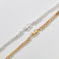 Collier ras du cou tendance INS plaqué or 24 carats en argent 925 serti de zircon, chaîne longue pour pull, collier à tirer pour femmes, bijoux