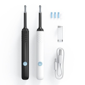 <b>Wireless</b> WiFi Enabled Intelligent Visual Ear Pick Portable Ear Wax Removal Otoscope with HD <b>Camera</b> and Endoscopic Technology - Product Image 2