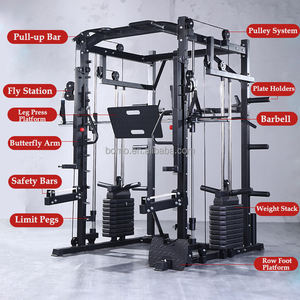Machine d'entraînement modulaire intégrée Zoshine, rack de fitness en métal extensible pour la maison, entraînement complet du corps, <span class=keywords><strong>musculation</strong></span> multi-musculaire, poitrine, jambes - Product Image 6