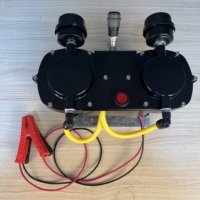 Pompe de plongée sous-marine électrique 12V personnalisable, compresseur d'air à diaphragme OEM 160W 2,5 bars pour plongée narguilé