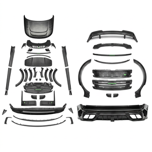 Nouveau kit carrosserie en fibre de carbone sèche MSY avec lèvre avant, diffuseur, spoiler, capot et kit de modernisation à visser large pour retrofit - Product Image 1
