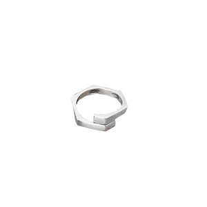 Yinruitai S925 Sterling Silver Geometric <b>Ring</b> Women's Index Finger Minimalist Design Everyday Wear - Product Image 5