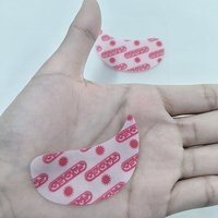Patchs oculaires personnalisables en tissu non tissé hydrogel, hydratants à la glycérine, en feuille fine, imprimés