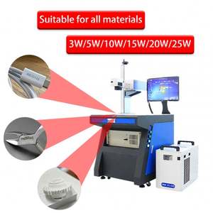 Machine de gravure laser UV pour marquage de haute précision sur matériaux délicats Système laser 3W/5W/10W pour marquage personnalisé - Product Image 1