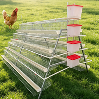 Cage à poulets de type A pour poules pondeuses, capacité 96-160 oiseaux, prix de gros
