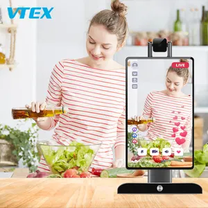 VTEX – écran de diffusion en direct de bureau professionnel tactile 2K, sans fil pour intérieur et extérieur, équipement de diffusion CPU à 8 cœurs