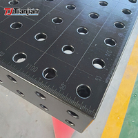 Table de soudage 3D professionnelle en fonte D16, usinée CNC, avec marquage d'échelle précis, support d'outillage et de fixation, banc de travail