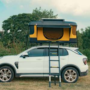 Tentes de <span class=keywords><strong>toit</strong></span> rigides imperméables avec échelle pour voiture, <span class=keywords><strong>camping</strong></span> en plein air - Product Image 4