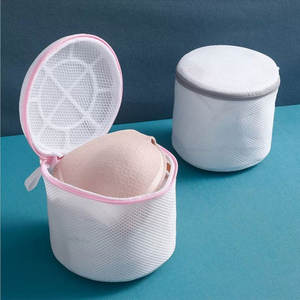 Sujetador de nailon ecológico personalizado, lencería, bolsa de lavado <span class=keywords><strong>pequeña</strong></span>, plegable, <span class=keywords><strong>para</strong></span> <span class=keywords><strong>lavadora</strong></span>, bolsa de lavandería <span class=keywords><strong>pequeña</strong></span>, venta al por mayor - Product Image 5