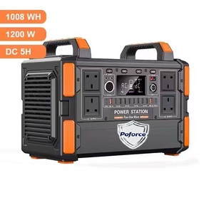 1200W 220V/230V EU Plug Car Compatible Portable Solar Power Station Battery Pure Sine Wave for Outdoor <b>Camping</b> T11&UC200 High Ca - Product Image 4