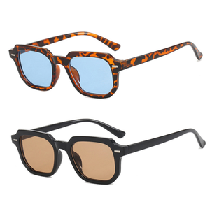 <span class=keywords><strong>Lentes</strong></span> de <span class=keywords><strong>Sol</strong></span>, Gafas de <span class=keywords><strong>Sol</strong></span> Retro Rectangulares para Hombre y Mujer, Gafas de <span class=keywords><strong>Sol</strong></span> Vintage con Marco Cuadrado Pequeño, Logotipo Personalizado - Product Image 2