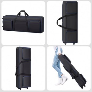Sac de transport pour clavier 61 touches, rembourré, imperméable, sur mesure, fabriqué par une usine BSCI, pour orgue électronique. - Product Image 2