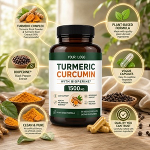 <b>Organic</b> <b>Turmeric</b> Curcumin Extract <b>Capsules</b> for Joints & Heart Health Energy Support Adult Use Gluten-Free 90 <b>Capsules</b> - Product Image 3