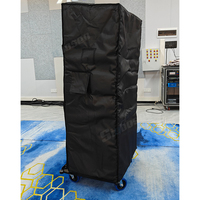 Chariot de chariot en métal anti-corrosion 6in1 avec sac de housse de pluie étanche pour accessoires de transport de haut-parleur de tableau de ligne KA208
