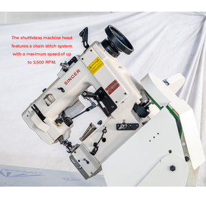 Tête de machine à coudre à points de chaînette 300U avec bordure de matelas 220V - Product Image 4
