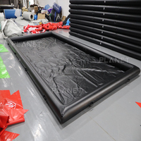 Tapis de lavage de voiture gonflable robuste portable en PVC pour garage
