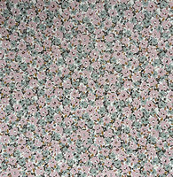 Cuir PU artificiel imprimé floral multicolore résistant aux déchirures et élastique pour l'artisanat DIY, chaussures et nœuds pour cheveux