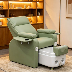 Sillones de Pedicura Eléctricos de Lujo con Masaje, Silla de Spa para Pies con USB Integrado, Muebles de Salón de Belleza, Estación de Pedicura Reclinable - Product Image 6