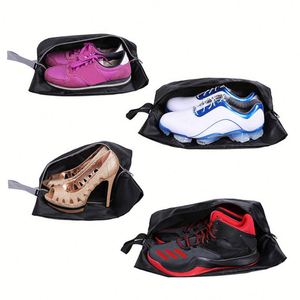 OEM Dustproof Moisture Travel Shoe Bag Reusable Non-Woven Fabric Shopping Tote Bag Washable Zipper Boot Storage for Daily Use - Product Image 3