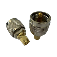 Connecteur adaptateur SMA/UHF-JJ de bonne performance Connecteur adaptateur SMA mâle vers UHF mâle