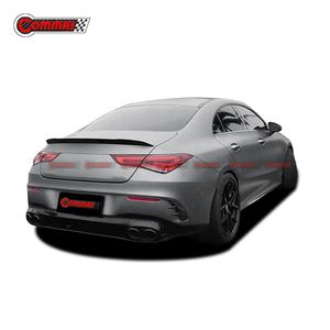 Offre Spéciale mise à niveau vers le Kit de carrosserie de jupe latérale de lèvre avant arrière en fibre de carbone sèche de Style CSS pour <span class=keywords><strong>Mercedes</strong></span> Benz CLA 35 AMG W118 - Product Image 3