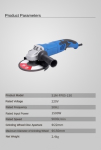 <span class=keywords><strong>Amoladora</strong></span> angular <span class=keywords><strong>Dongcheng</strong></span> de 1500W, herramienta eléctrica de disco de alta potencia de 150MM [velocidad constante eficiente y arranque suave] - Product Image 6