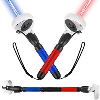 Accessoire de club de golf pour manette Oculus Quest 2, extensions de poignées pour jeux VR Beat Saber Tennis pour Meta Quest 2