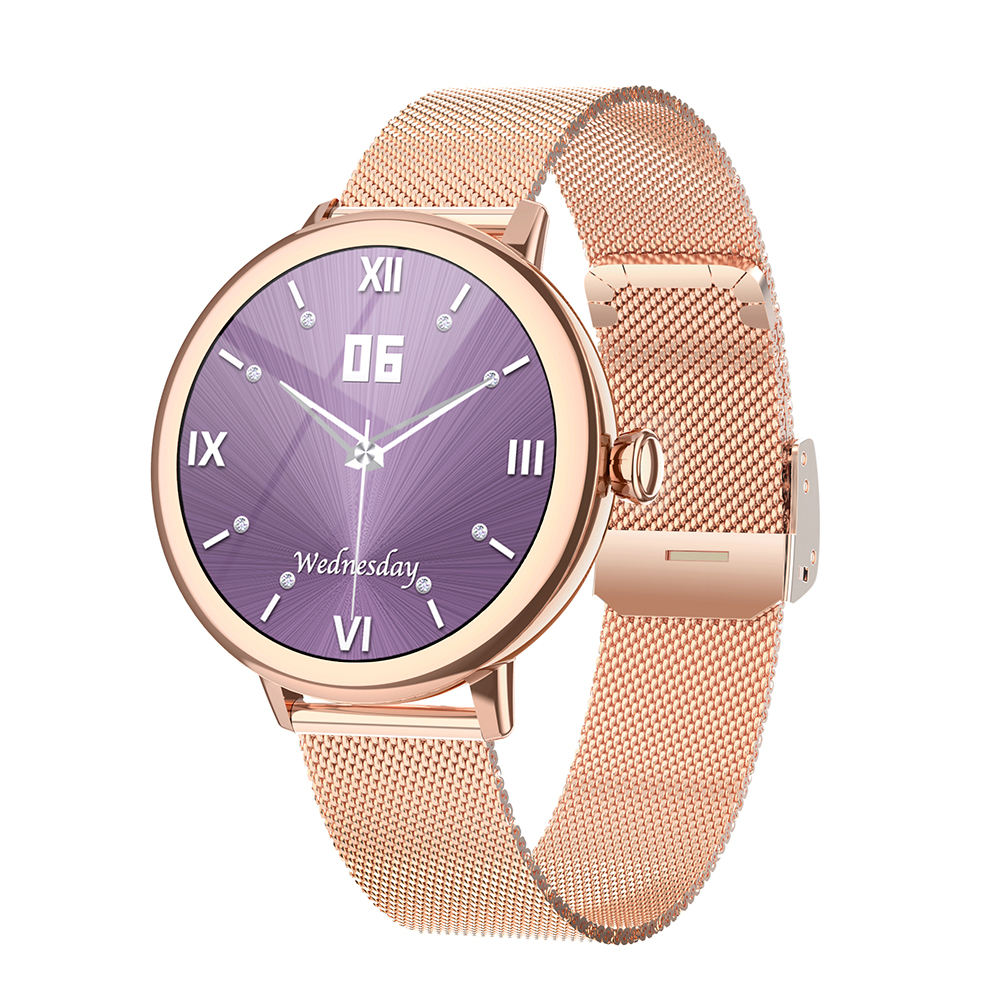 LC601A Fashion Lady Smart Watch 2026 with 1.19inch AMOLED Screen IP68 Heart Rate Monitoring BT Call SmartWatch for Women