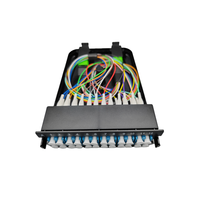 Cassette de Conexión Skylynn MTP MPO de 24 Fibras LC Dúplex UPC, Módulo Adaptador para Montaje en Rack 1U, Caja de Fibra Óptica 10G 40G 100G, 5 Años de Garantía