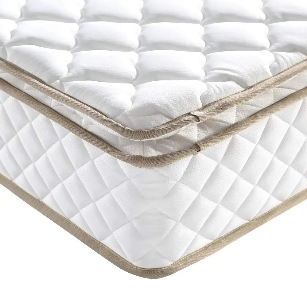 25cm thickness hot sale new style euro pillow top pocket spring mattress for hotel